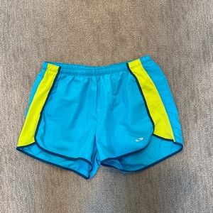 Blue & Green Champion Athletic Running Gym Shorts
